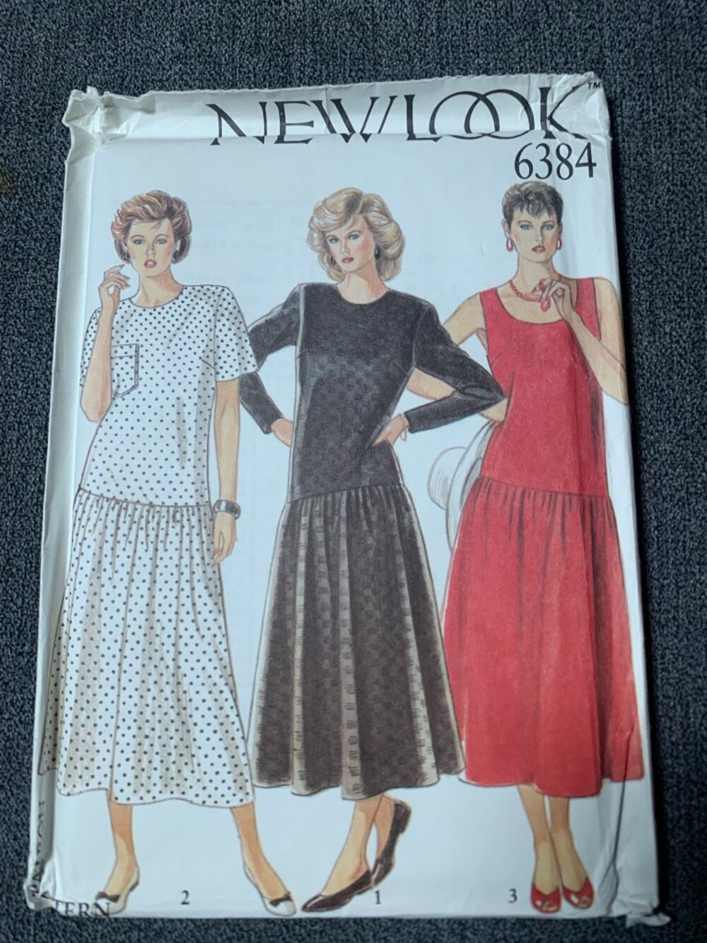 New Look Misses Dress Sewing Pattern Size 8 10 12 14 16 18 6384 - uncut